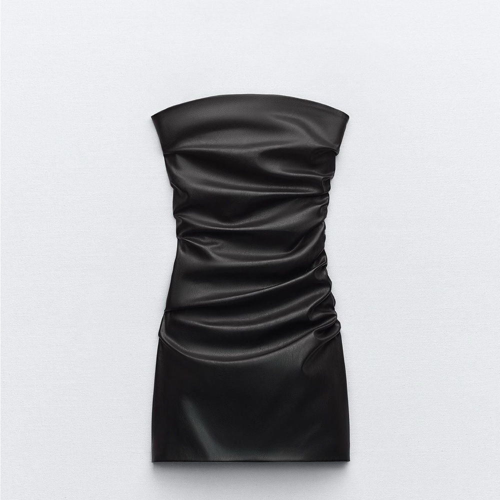Zara Faux Leather Dress
